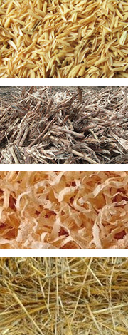 農(nóng)作物原料如麥桿、稻桿、玉米秸稈、稻殼、花生殼和其它農(nóng)作物